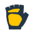 Bike gloves icon