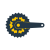 Cogwheel/derailleur front icon